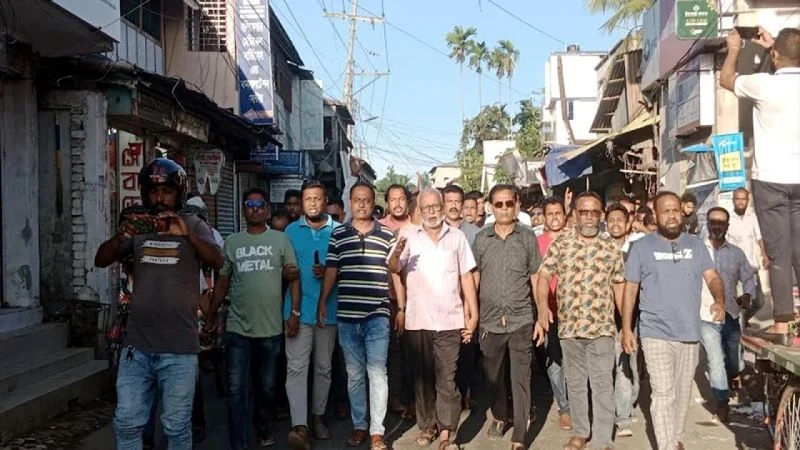 এবার ভিপি নুরের বিরুদ্ধে বিএনপির বিক্ষোভ মিছিল